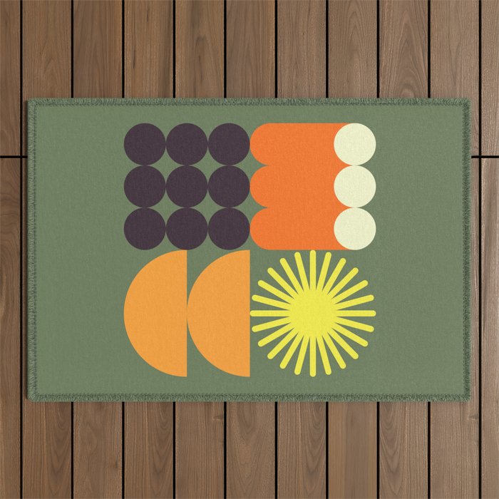Retro 18A Outdoor Rug Gallery Image 1