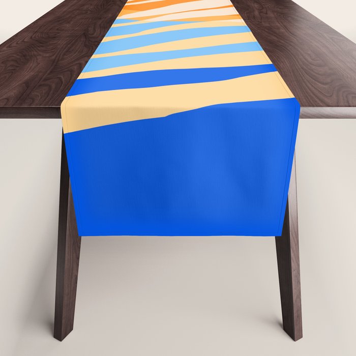 Tropical Beach at Sunset Table Runner Gallery Image 1