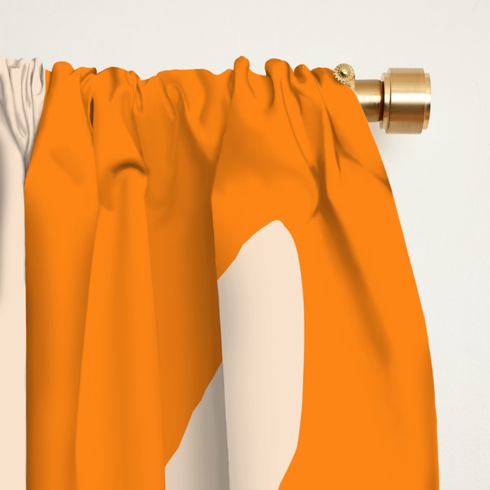 Tropical Beach at Sunset Window Curtain Gallery Image 2