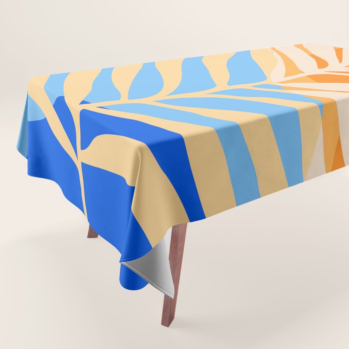 Tropical Beach at Sunset Tablecloth Gallery Image 1