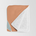 slowdown - salmon Throw Blanket Gallery Image 3