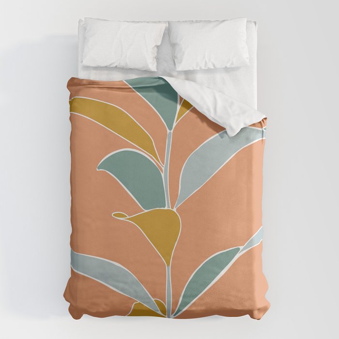 slowdown - salmon Duvet Cover Gallery Image 1