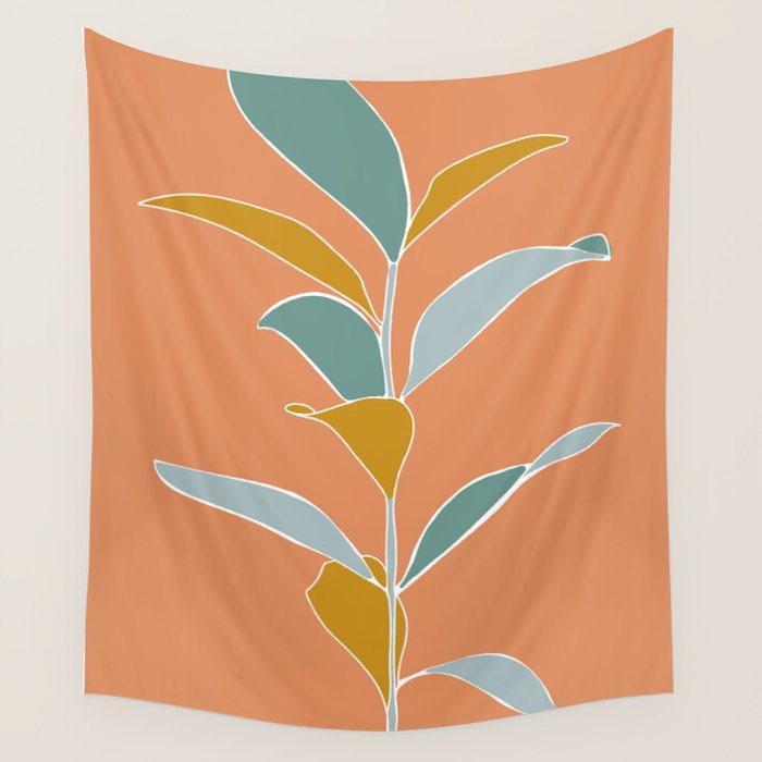 slowdown - salmon Wall Tapestry Gallery Image 4