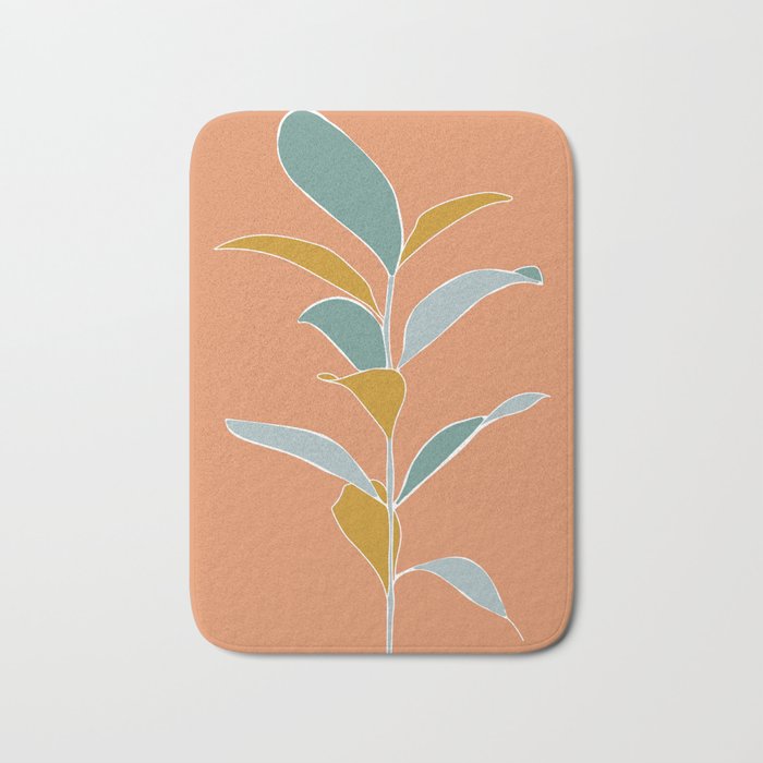 slowdown - salmon Bath Mat Gallery Image 1