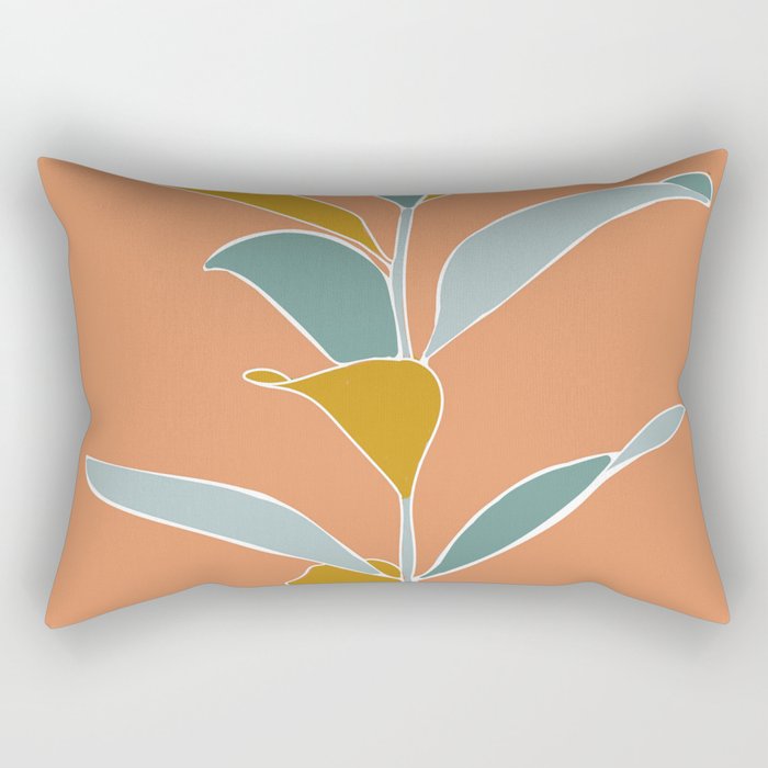 slowdown - salmon Rectangular Pillow Gallery Image 1