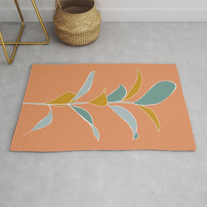 slowdown - salmon Rug Gallery Image 1