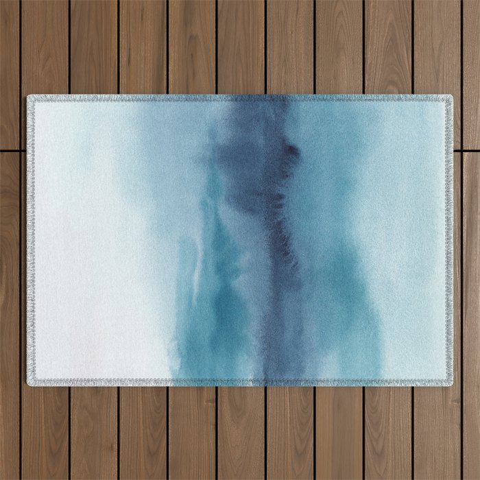 Abstract Landscape Painting Outdoor Rug Gallery Image 1