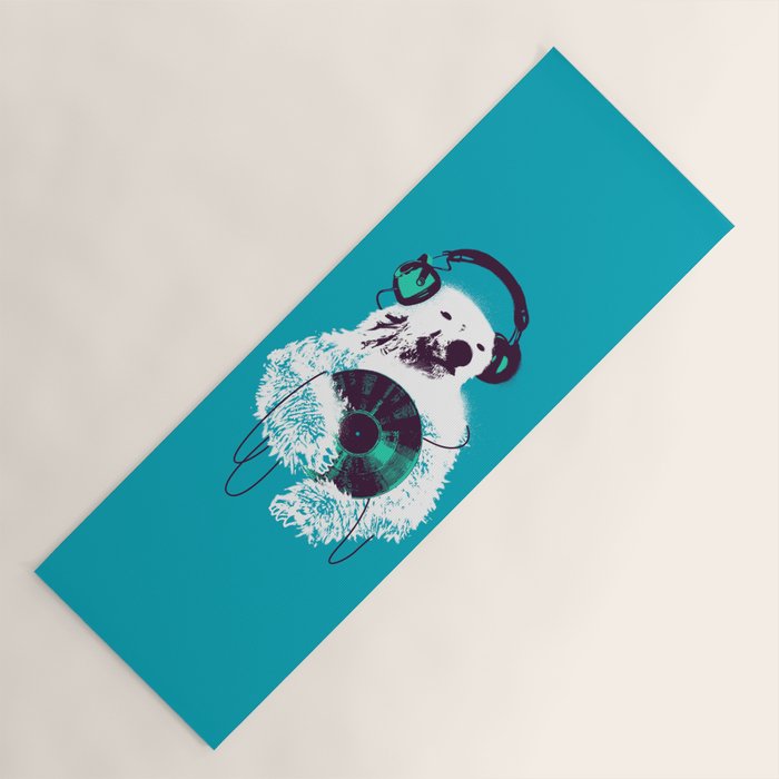 Record Bear Yoga Mat Gallery Image 1