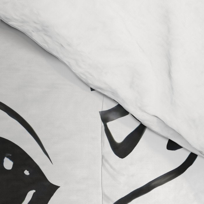 He Who Should Not Be Bagged | Cute Dog Chihuahua Fashion Quote Line Art, Pet Animal Movie Pun Funny, Typography Letters Phrase Dialogue Words, Contemporary Modern Minimal Patterned Bag Comforter Gallery Image 4