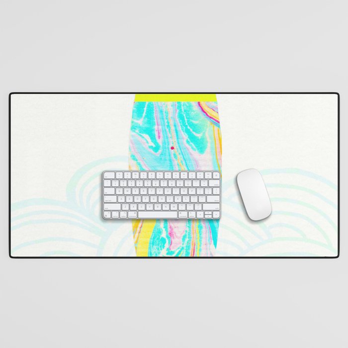 psychedelic surf Desk Mat Gallery Image 1