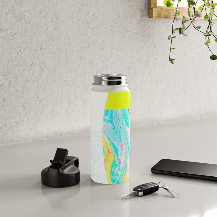 psychedelic surf Water Bottle Gallery Image 4