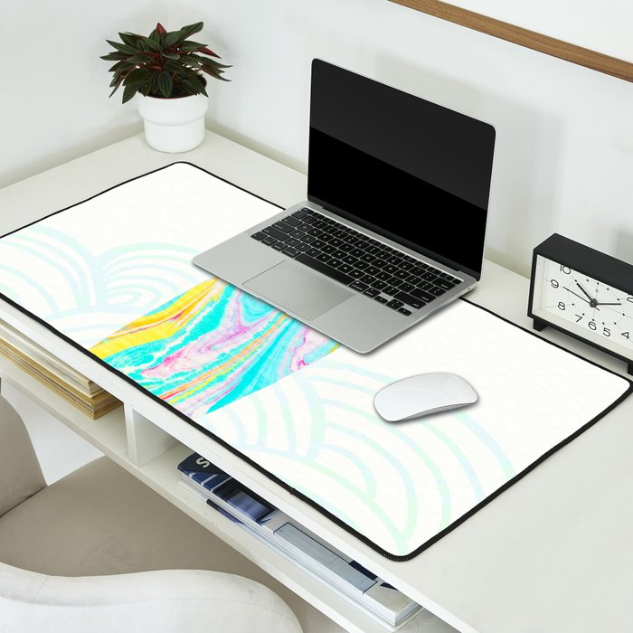 psychedelic surf Desk Mat Gallery Image 2
