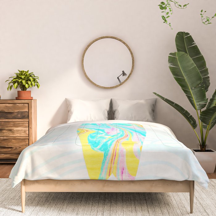 psychedelic surf Comforter Gallery Image 3