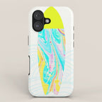 psychedelic surf iPhone Case Gallery Image 1