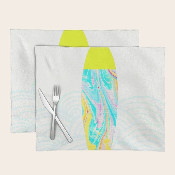 psychedelic surf Placemat Gallery Image 1