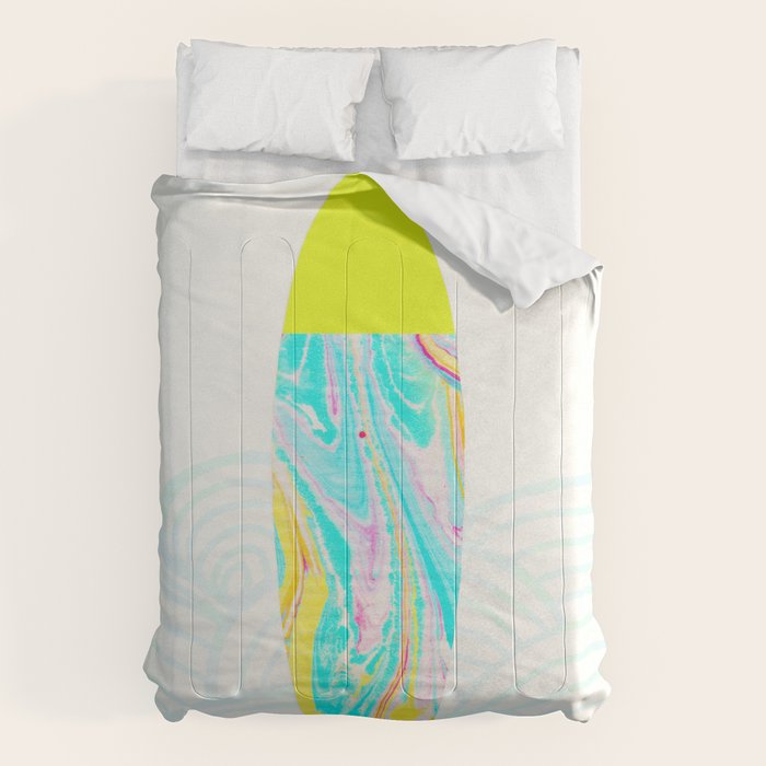 psychedelic surf Comforter Gallery Image 1
