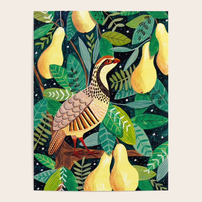 Partridge in a pear tree Poster Gallery Image 1
