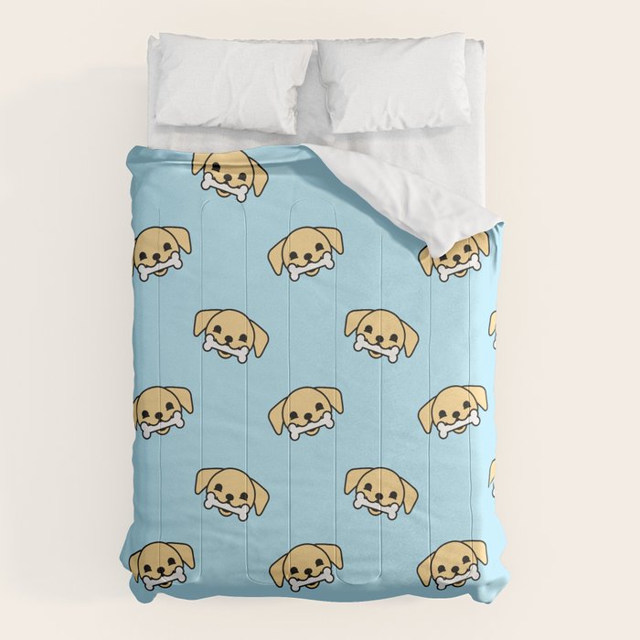 Fun dog pet cartoon pattern Comforter Gallery Image 6