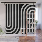 Bold Curvature Stripes XXXVI Wall Mural Gallery Image 1