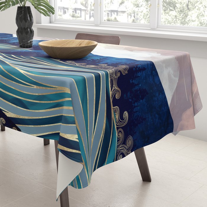 Ocean Sunrise Tablecloth Gallery Image 3