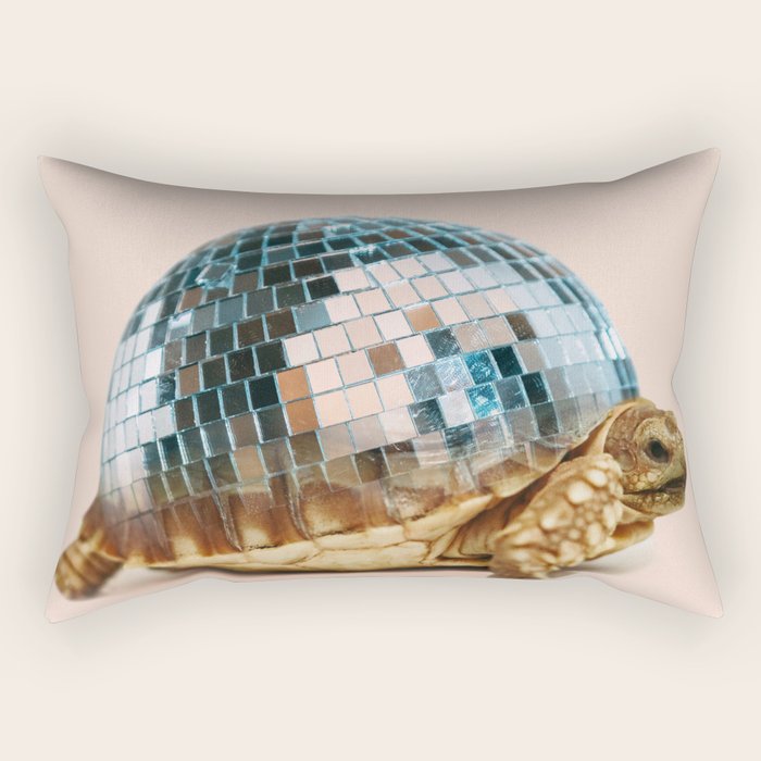 DISCO TURTLE Rectangular Pillow Gallery Image 1