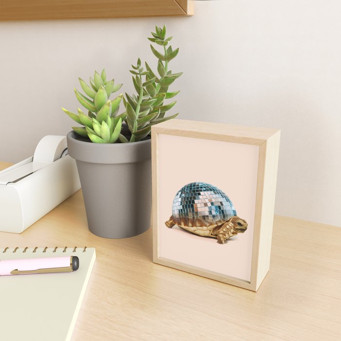 DISCO TURTLE Mini Art Print Gallery Image 2