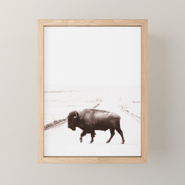Bison 3 Mini Art Print Gallery Image 1