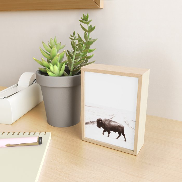 Bison 3 Mini Art Print Gallery Image 2