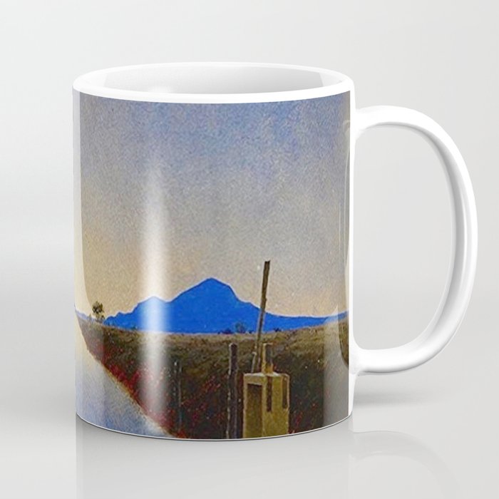 Hot Springs, Yavapai, Arizona landscape painting by Maxfield Parrish Coffee Mug Gallery Image 1