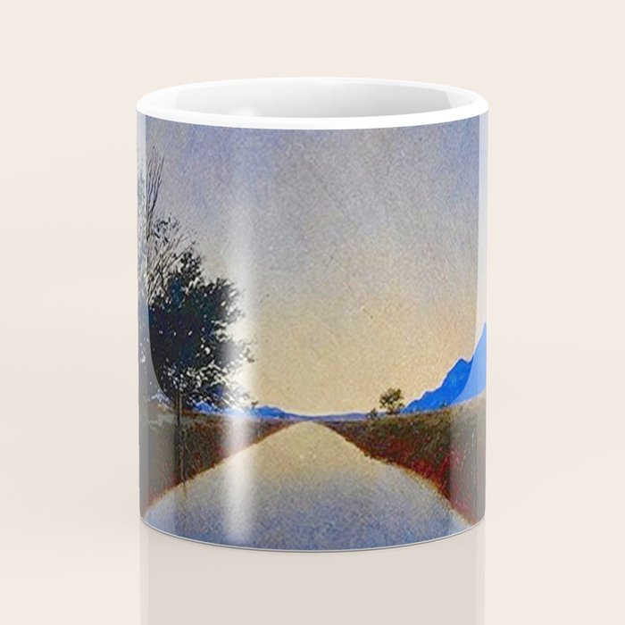 Hot Springs, Yavapai, Arizona landscape painting by Maxfield Parrish Coffee Mug Gallery Image 4