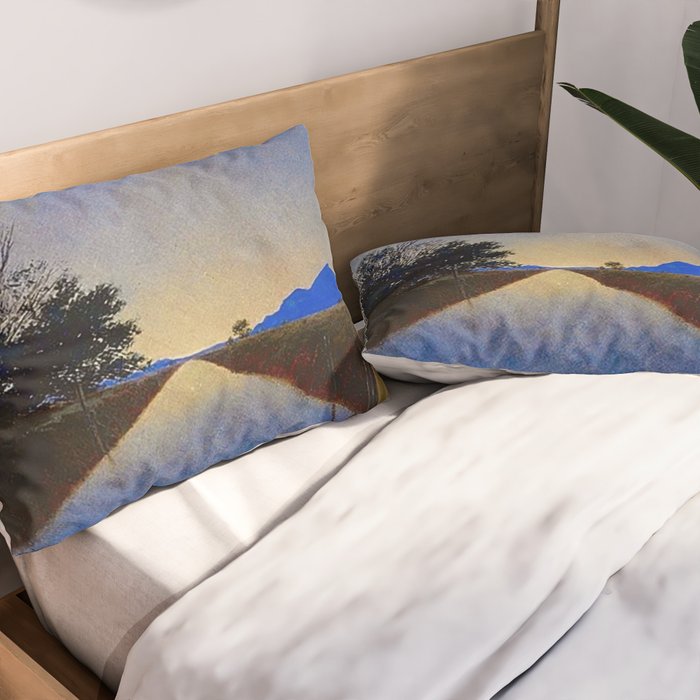Hot Springs, Yavapai, Arizona landscape painting by Maxfield Parrish Pillow Sham Gallery Image 2