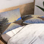 Hot Springs, Yavapai, Arizona landscape painting by Maxfield Parrish Pillow Sham Gallery Image 2