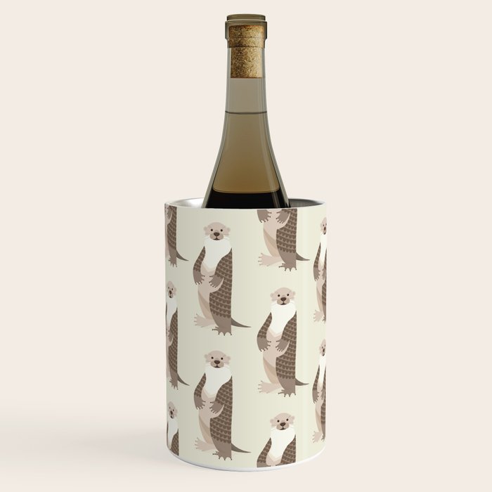 Whimsical Otter Wine Chiller Gallery Image 1