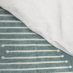 mudcloth diamonds - dusty blue Comforter Gallery Image 4