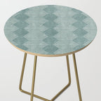 mudcloth diamonds - dusty blue Side Table Gallery Image 2