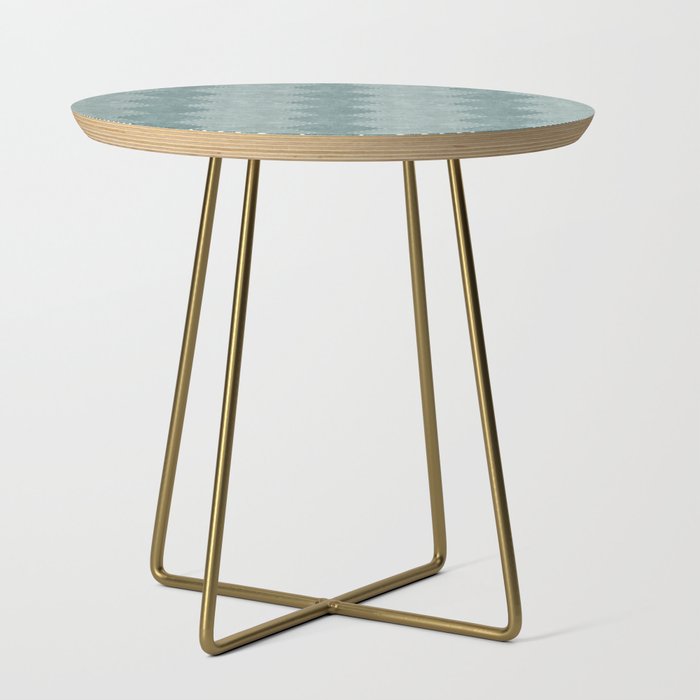 mudcloth diamonds - dusty blue Side Table Gallery Image 1