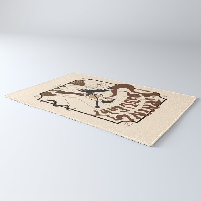 Burning Daylight - Black, Cream, Rust Rug Gallery Image 3