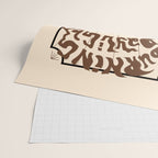 Burning Daylight - Black, Cream, Rust Wrapping Paper Gallery Image 2