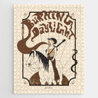 Burning Daylight - Black, Cream, Rust Jigsaw Puzzle Gallery Image 1