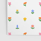 Colorful spring flower art pattern Poster Gallery Image 3