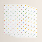 Colorful spring flower art pattern Wrapping Paper Gallery Image 3