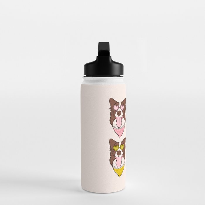 Rainbow Dog Water Bottle Gallery Image 3