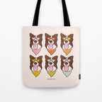 Rainbow Dog Tote Bag Gallery Image 1