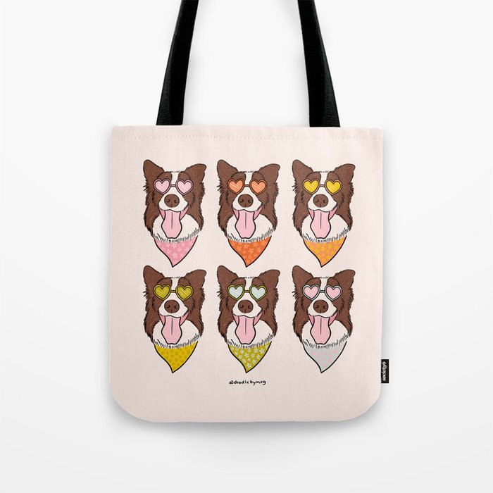 Rainbow Dog Tote Bag Gallery Image 1