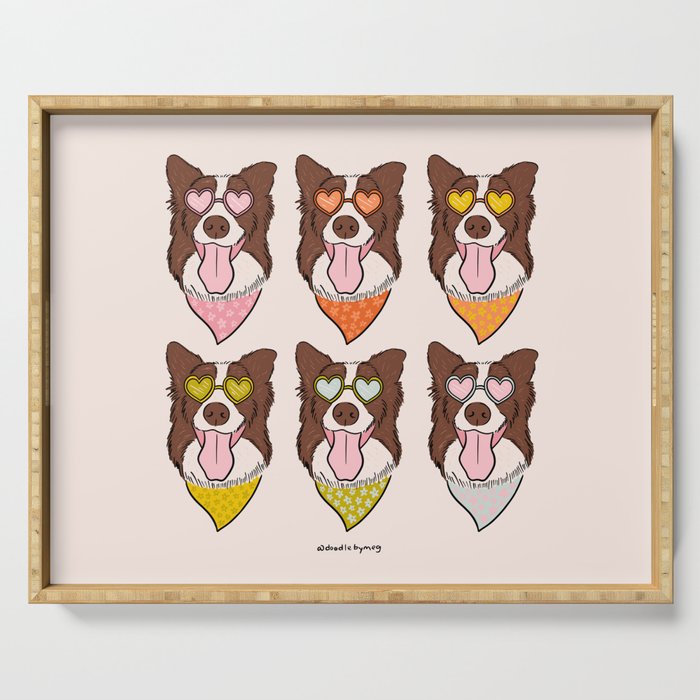 Rainbow Dog Serving Tray Gallery Image 1