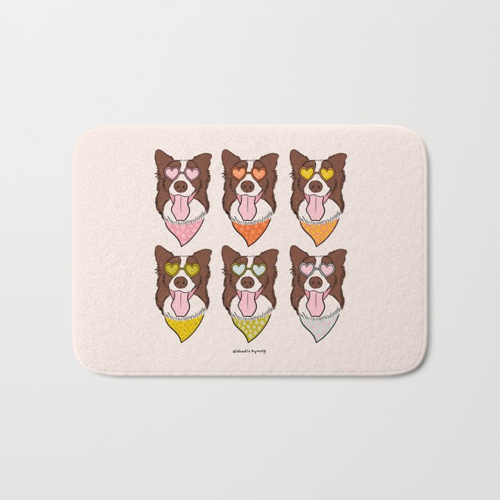 Rainbow Dog Bath Mat Gallery Image 1