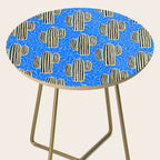 Sonora - blue, yellow, black, and white Side Table Gallery Image 2