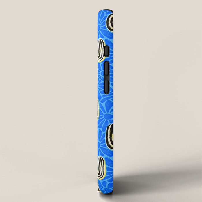 Sonora - blue, yellow, black, and white iPhone Case Gallery Image 2