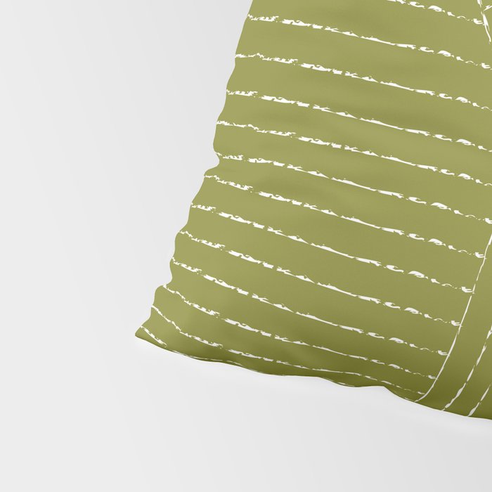 Lines (Matcha Green) Pillow Sham Gallery Image 4