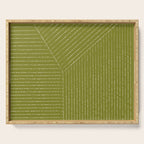 Lines (Matcha Green) Serving Tray Gallery Image 1